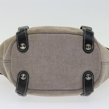 Burberry Label Brand Canvas Blue Handbag Style 5