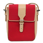 Burberry Brand Canvas Red Shoulder Bag