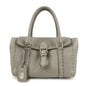 FENDI Seleria Leather Mini Linda Hand Bag Gray 8BR486 Rovelle Bags