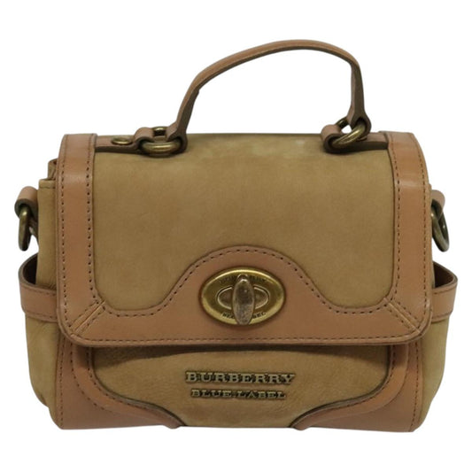 Burberry Blue Label Beige Suede Handbag ( )