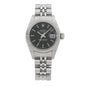 Stainless Steel 26mm Oyster Perpetual Date Watch Black 79190
