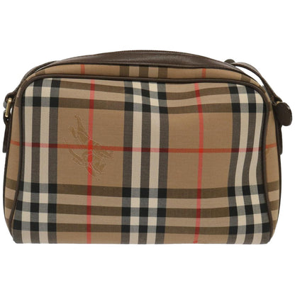 Burberry Nova Brand Canvas White Shoulder Bag Style 30