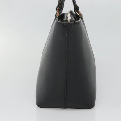 Burberry Black Leather Tote Bag ( )