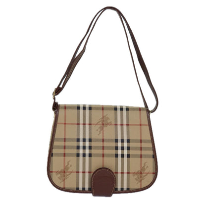 Burberry Nova Brand Canvas White Shoulder Bag Style 34