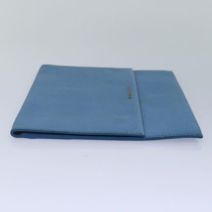 Burberry Blue Leather Clutch Bag ( )