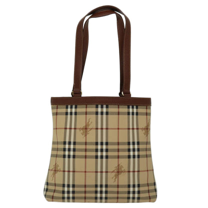 Burberry Nova Brand Canvas White Tote Bag Style 15
