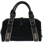 Burberry Label Brand Canvas Black Handbag