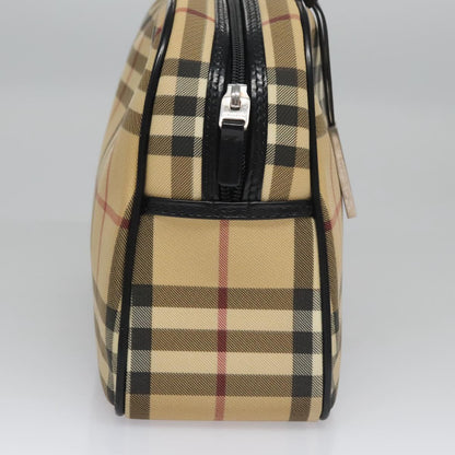 Burberry Nova Check Beige Canvas Handbag ( )