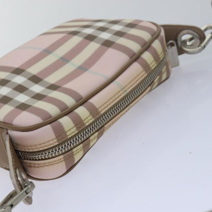 Burberry Nova Brand Canvas Pink Shoulder Bag
