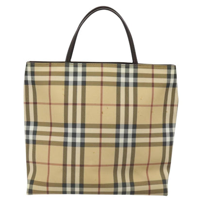 Burberry Nova Check Beige Canvas Tote Bag ( )