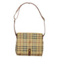 Burberry Nova Brand Canvas White Shoulder Bag Style 13