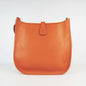 Luxury Hermes Evelyne I Handbag Orange