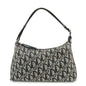 Christian Dior Trotter Jacquard Leather Shoulder Bag Black Rovelle Bags