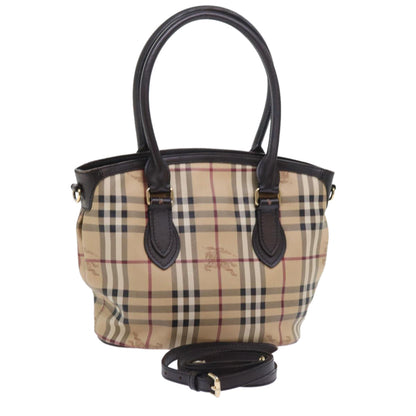Burberry Nova Brand Canvas White Shoulder Bag Style 28