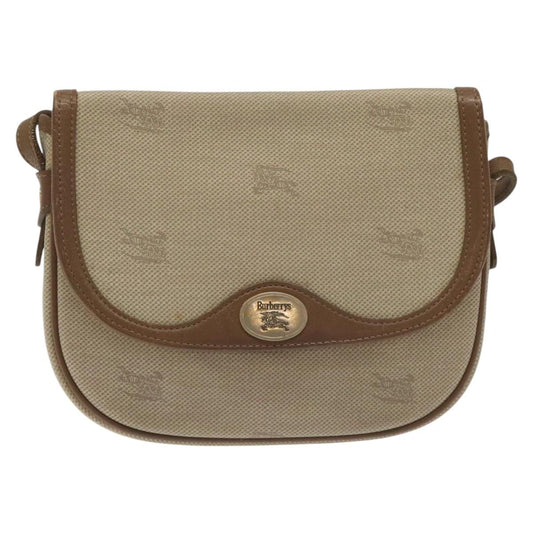 Burberry Beige Canvas Shoulder Bag ( )