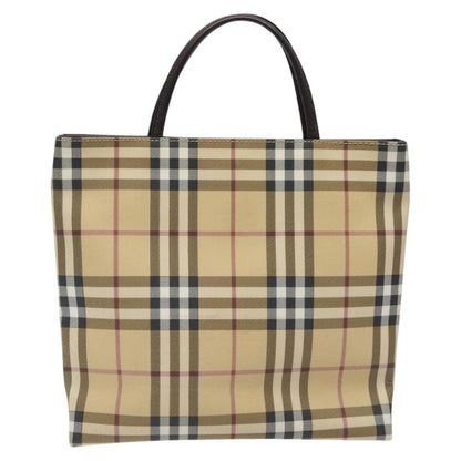 Burberry Nova Check Beige Canvas Handbag ( )