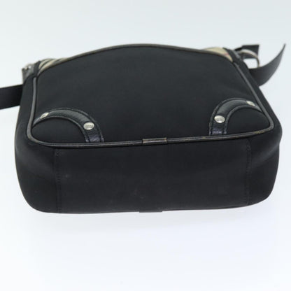 Burberry Nova Brand Canvas Black Shoulder Bag