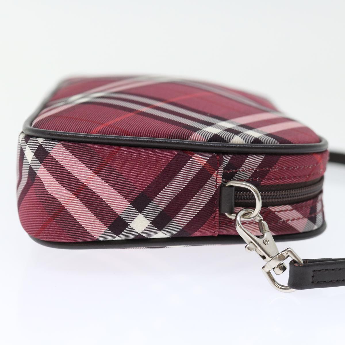 Burberry Brand Canvas Red Clutch Bag