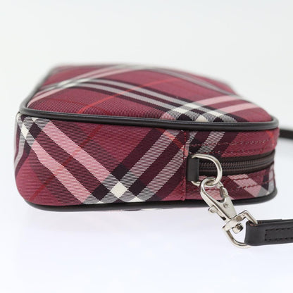 Burberry Brand Canvas Red Clutch Bag