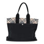 Burberry Label Brand Canvas Blue Handbag Style 2