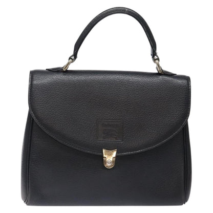 Burberry Triple Loving Heart Black Leather Handbag ( )
