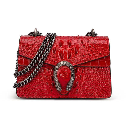 New Retro crocodile pattern cortex Handbag