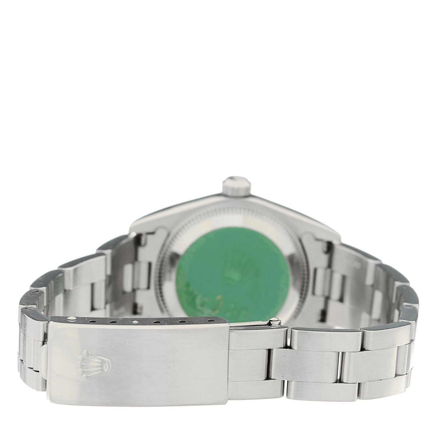 Stainless Steel 24mm Oyster Perpetual Watch Black 76080