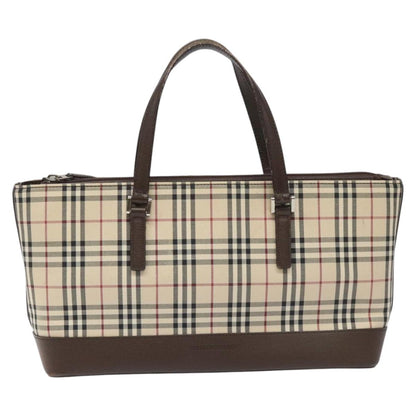 Burberry Nova Check Beige Canvas Tote Bag ( )