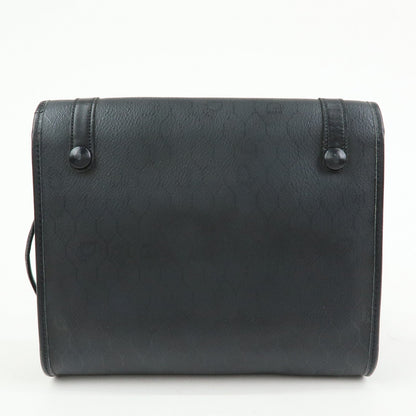 Christian Dior Honeycomb Pvc Leather Shoulder Crossbody Bag Black Rovelle Bags