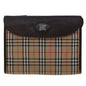 Burberry Brand Canvas White Clutch Bag Style 5