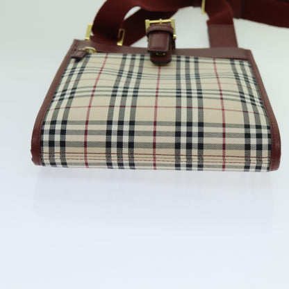 Burberry Brand Canvas White Shoulder Bag Style 18