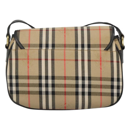 Burberry Nova Check Beige Canvas Shoulder Bag ( )