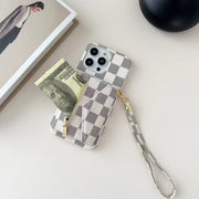 Tri-fold zipper phone case for iphone
