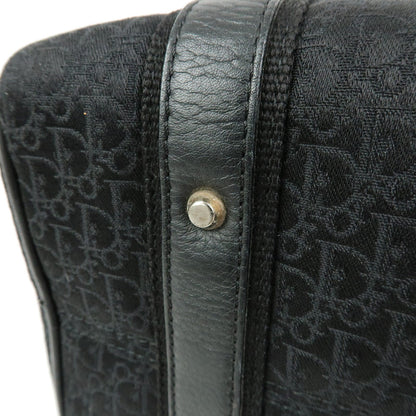 Christian Dior Street Chic Trotter Canvas Leather Boston Bag Rovelle Bags