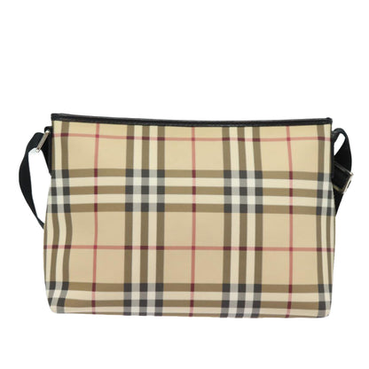 Burberry Nova Brand Canvas White Shoulder Bag Style 59