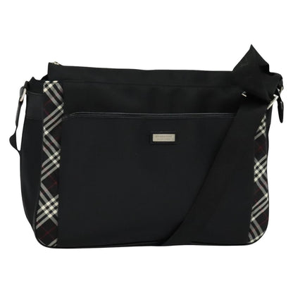 Burberry Nova Check Black Synthetic Shoulder Bag ( )