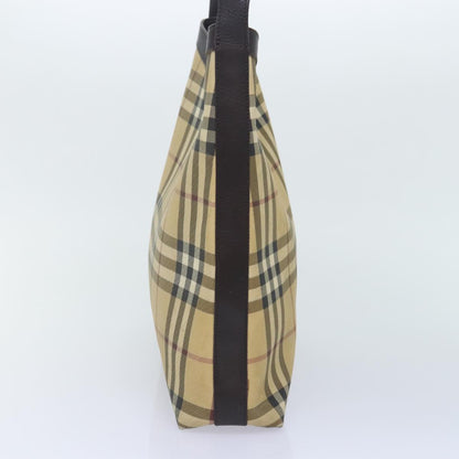 Burberry Nova Check Beige Canvas Shoulder Bag ( )