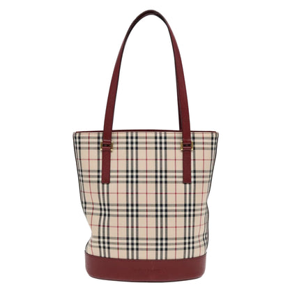 Burberry Nova Check Beige Canvas Shoulder Bag ( )