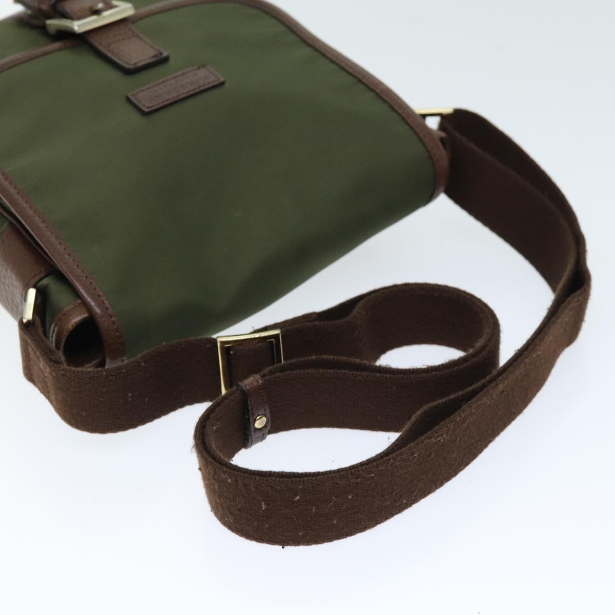 Burberry Brand Collector Green Shoulder Bag