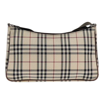 Burberry Nova Check Beige Synthetic Shoulder Bag ( )