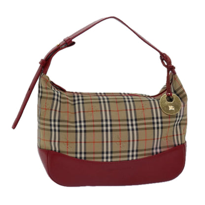 Burberry Nova Brand Canvas Red Shoulder Bag Style 2