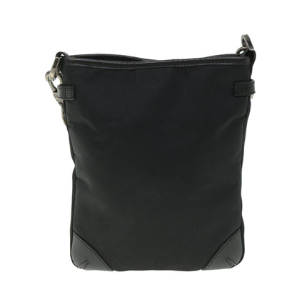 Burberry Label Brand Canvas Black Shoulder Bag
