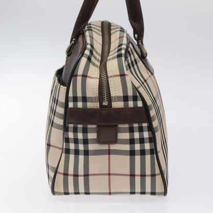 Burberry Nova Check Beige Canvas Handbag ( )