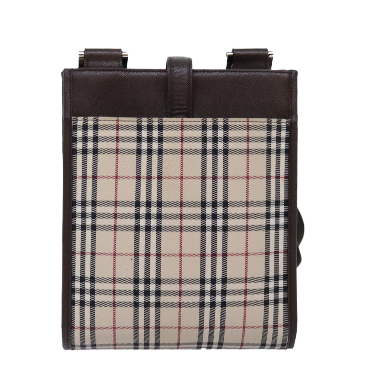 Burberry Nova Brand Canvas White Shoulder Bag Style 8