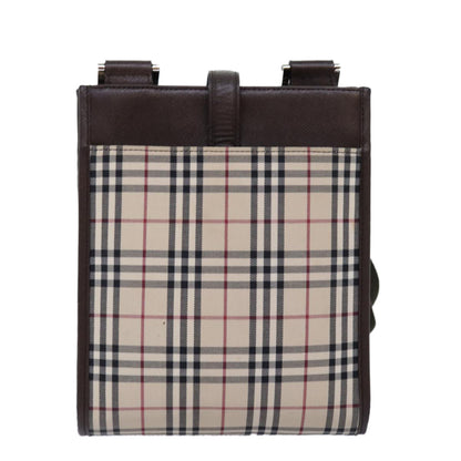 Burberry Nova Brand Canvas White Shoulder Bag Style 8