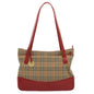 Burberry Nova Brand Canvas White Tote Bag Style 17