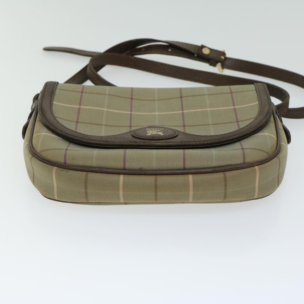 Burberry Nova Brand Canvas White Shoulder Bag Style 17