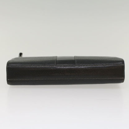 Burberry Brand Leather Black Clutch Bag Style 9