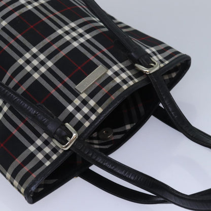 Burberry Nova Check Black Synthetic Tote Bag ( )
