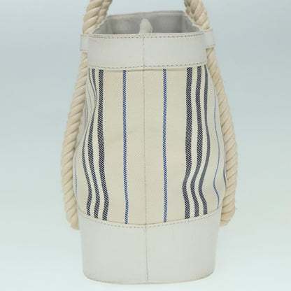 Burberry White Canvas Handbag ( )